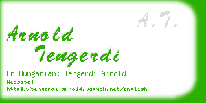 arnold tengerdi business card